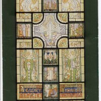 Two Stained Glass Window Prints Commemorating Terence Mac Swiney