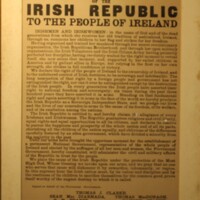 Proclamation of 1916 re-print for 1918 Election