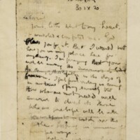 Terence MacSwiney letter from Brixton Prison Print