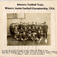 Kilmurry Junior football team and officials 1924